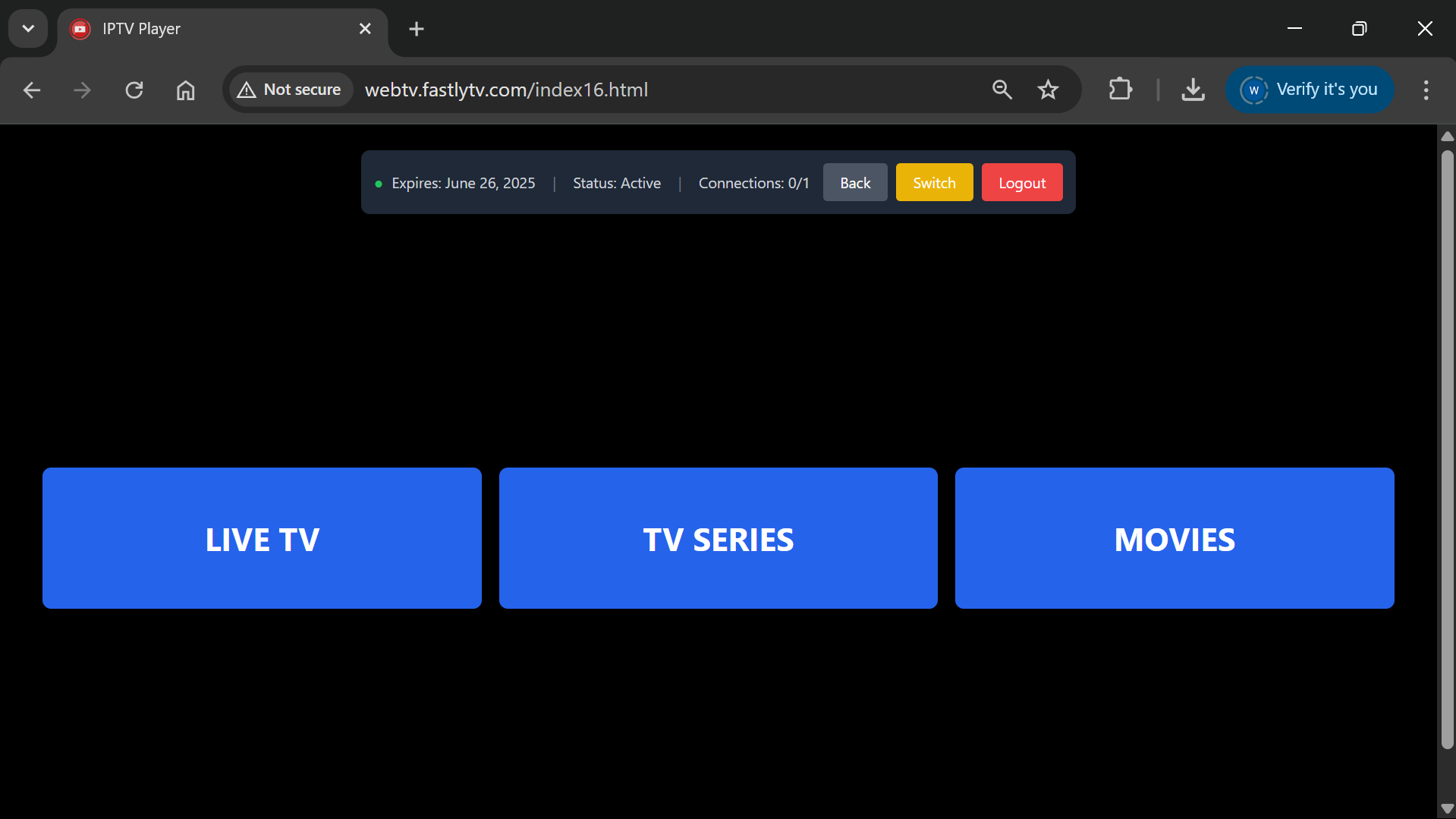 Modern IPTV Web Player – Watch Live TV from Any Device | FastlyTV 6 IPTV Subscription